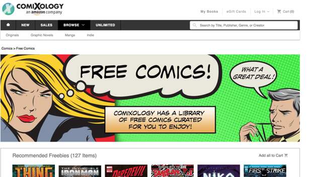 ComiXology Mac Comic Book Reader