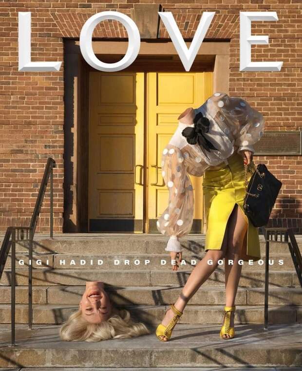 Джиджи Хадид снялась для глянца в необычном формате «без головы»