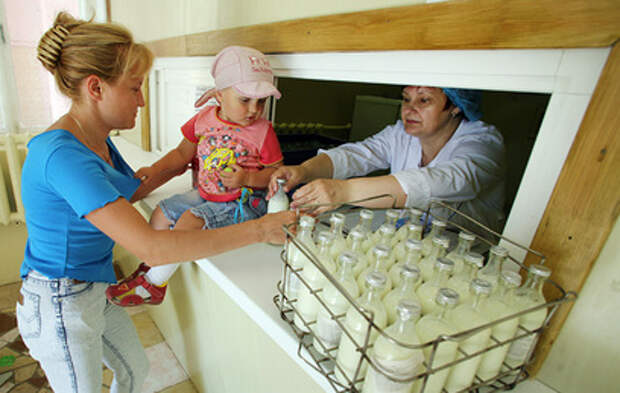 В России проверят молочные кухни