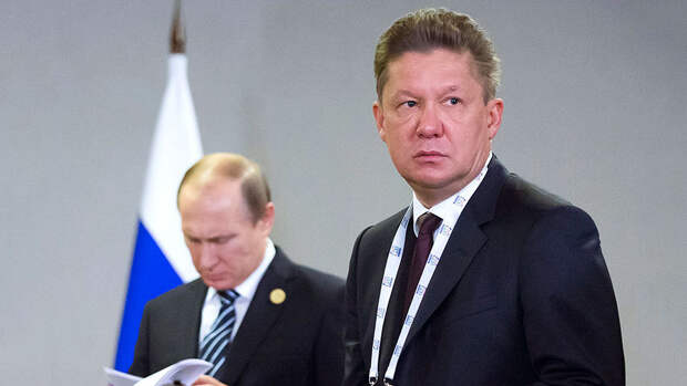 Владимир Путин и глава ПАО «Газпром» Алексей Миллер