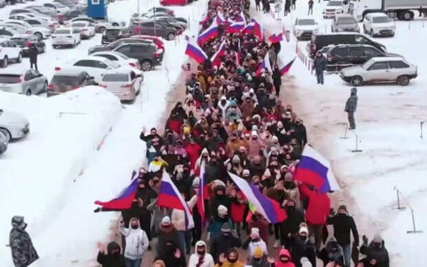 Фальшивые митинги Путина