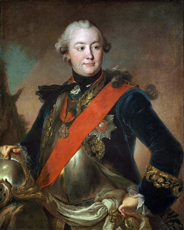 Ф. Рокотов "Портрет графа Г. Г. Орлова в латах",  1762-1763, ГТГ, Москва. 