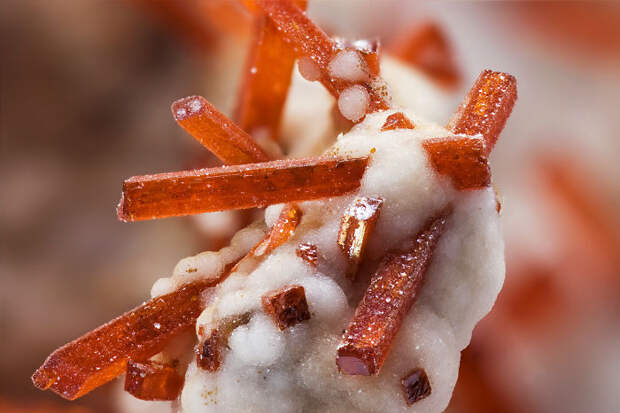 Минерал крокоит (crocoite) Минерал крокоит (crocoite)