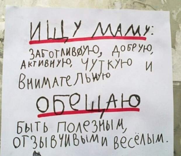 Добрые объявления и вывески