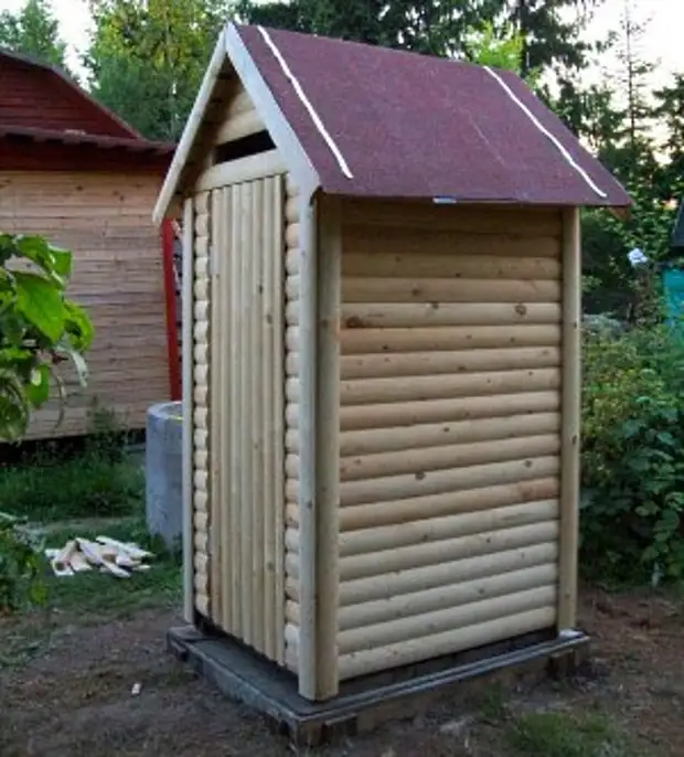 Деревянный туалет для дачи своими руками