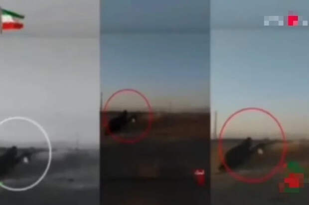 Иранское агентство показало кадры обстрела полицией вертолетов США