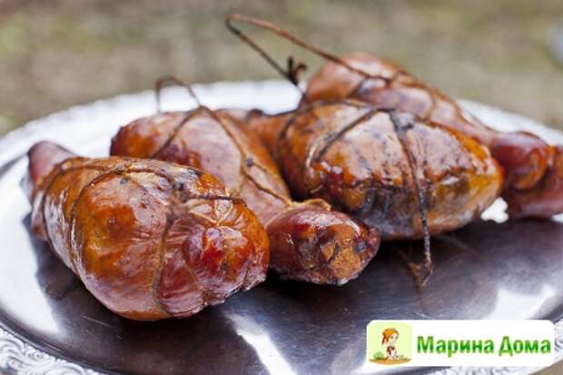 Колбаса из голеней индейки – варено-копченая