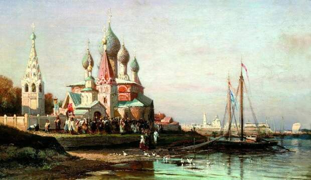 Города России на картинах русских художников