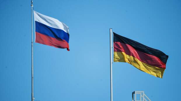Флаг России и Германии в Берлине - РИА Новости, 1920, 18.10.2021
