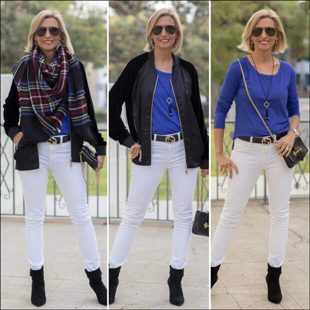 how women can wear white for fall