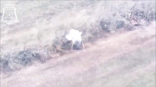 Российские военные мощными ударами уничтожили пункт БПЛА ВСУ и показали это на видео