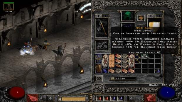 Инвентарь и кукла персонажа в Diablo 2 похищали душу. В третьей части все здесь стало скромнее