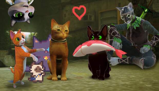 В каких играх можно поиграть за кошек?