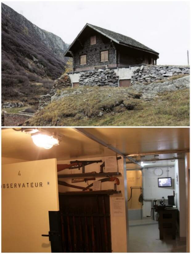 Внутрь фальшивых шале любопытные туристы и местные жители смогли попасть только в начале XXI века (Швейцария).