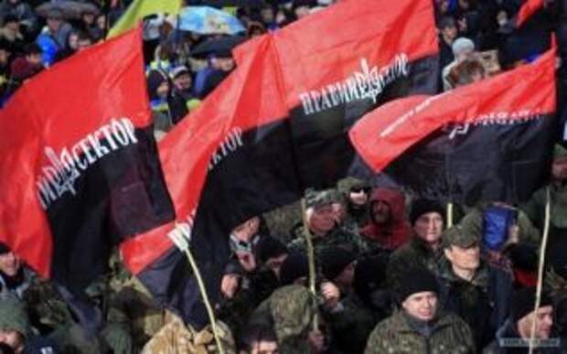 Правый сектор против россиян
