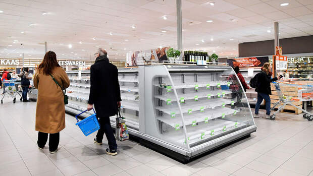 ANP: супермаркеты в Нидерландах испытывают трудности с поставками из-за снегопада