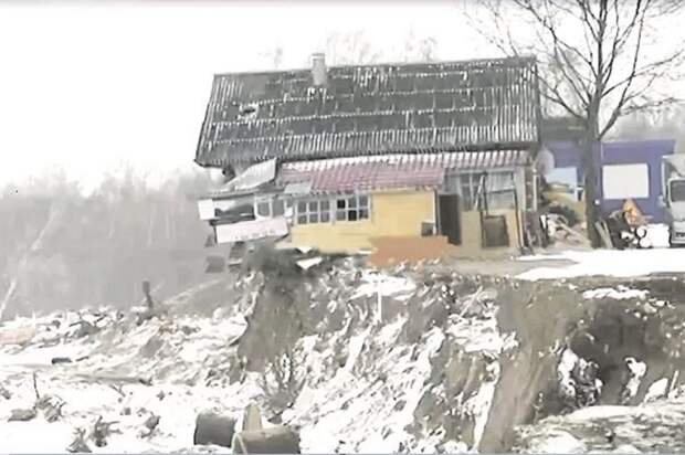 Оползни произошли в двух нижегородских деревнях