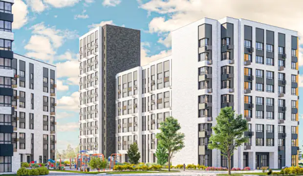 Жилые корпуса для переселения по программе реновации строят в районе Солнцево