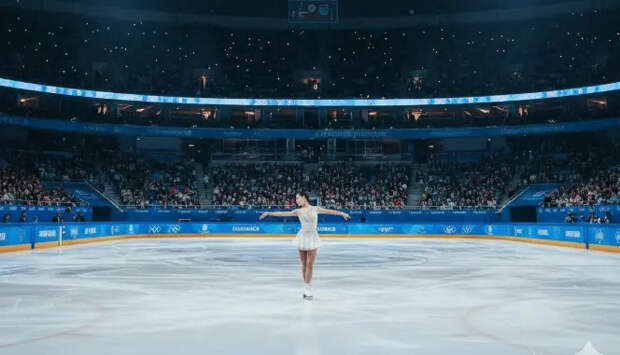 Скандал Олимпиады: китайская фигуристка рухнула с трех метров на шпагат