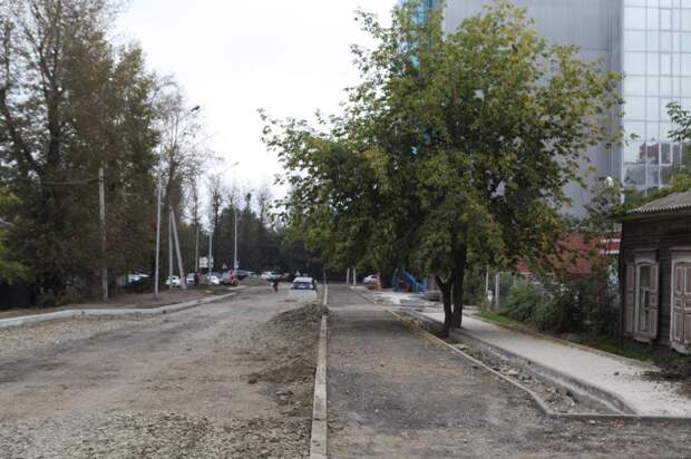 Велодорожки обустраивают на улице Горной в Иркутске