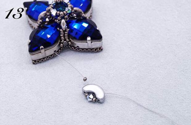 Создаем роскошное колье с кристаллами Swarovski