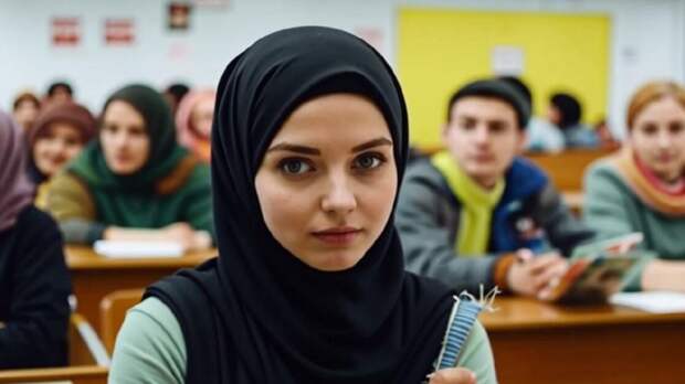 Хотела натравить мусульман на педагога, но была опозорена сама: Студентка надела хиджаб неспроста