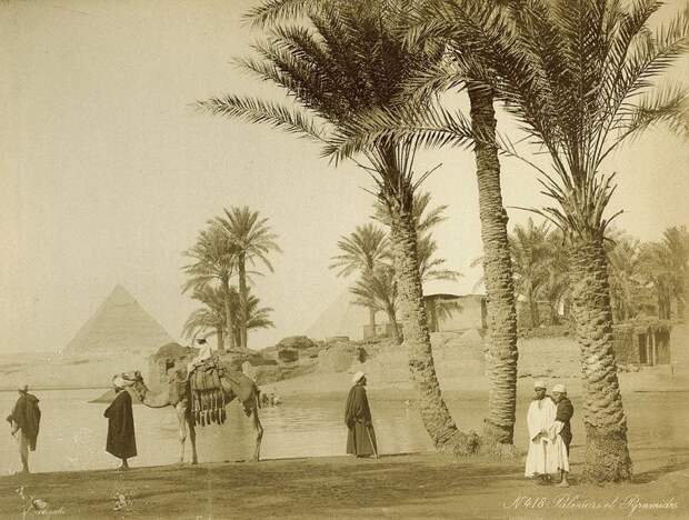 Древние чудеса Египта и его жители в 1800-х годах на фотографиях братьев Зангаки
