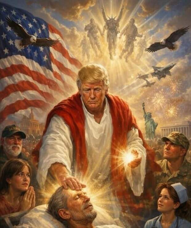 Трамп удалил из Truth Social изображение себя в образе "целителя"