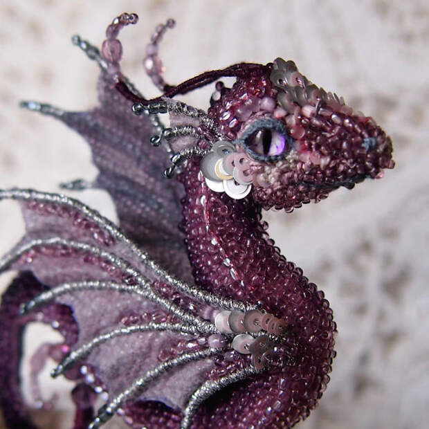 Невероятно красивые броши в виде маленьких сказочных драконов ручной работы