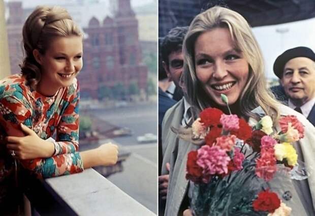 Марина Влади в Москве, 1965 | Фото: kleinburd.ru Марина Влади в Москве, 1965 | Фото: kleinburd.ru