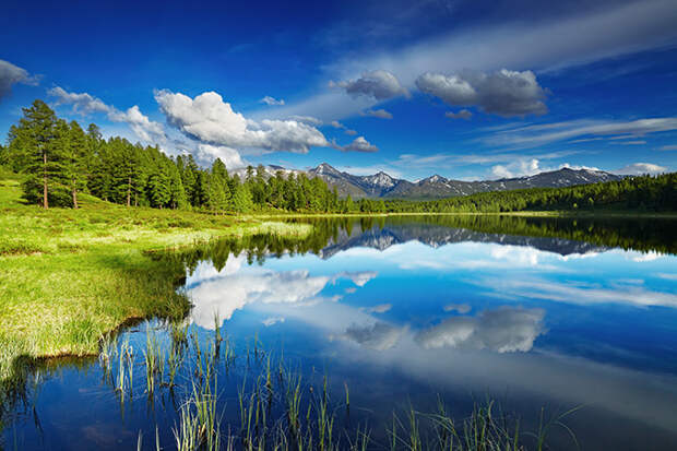 Горное озеро на Алтае