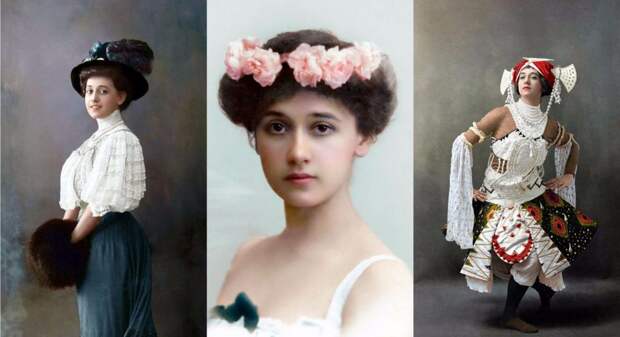 Как выглядят красавицы царской России на цветных фотографиях