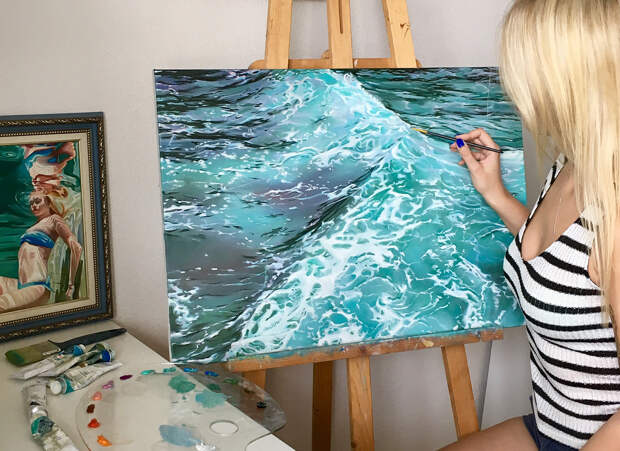 Впечатляющие картины маслом от Анастасии Морской