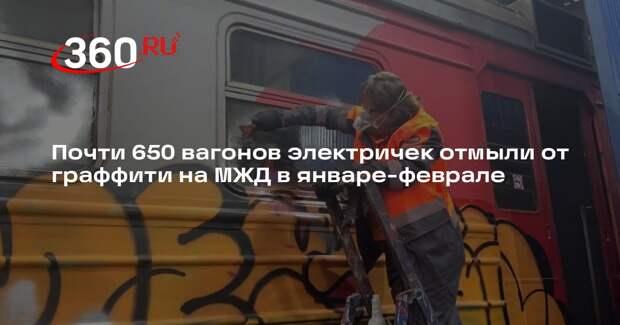 На Московской железной дороге отремонтировали более 600 вагонов с граффити