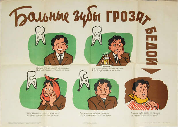 20 советских плакатов о здоровье