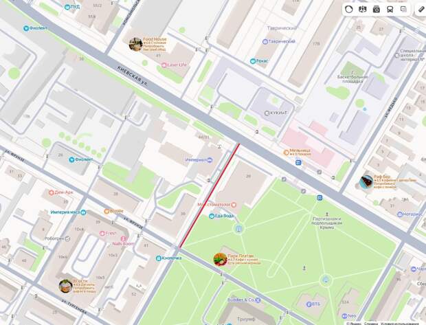 В Симферополе перекроют участок центральной улицы