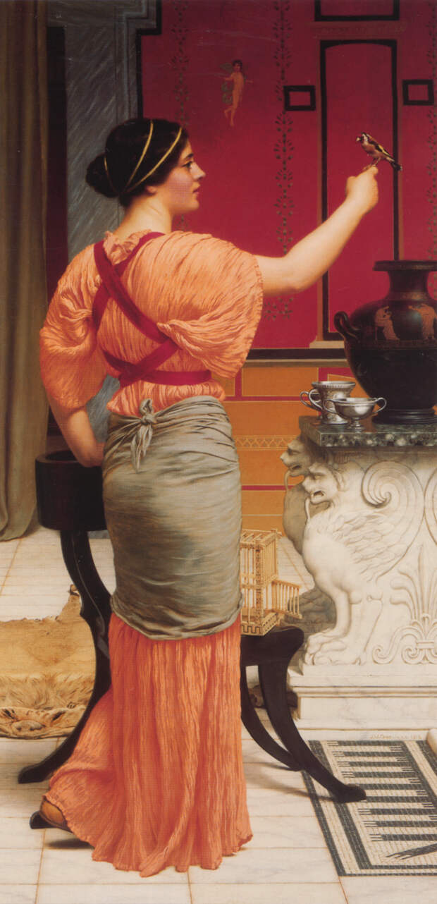 1912_Лесбиянка со щеглом (частная коллекция)