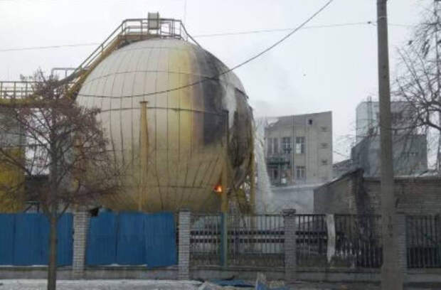 Разбомблен американский завод в Днепропетровске