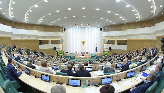 Заседание Совета Федерации РФ. Архивное фото