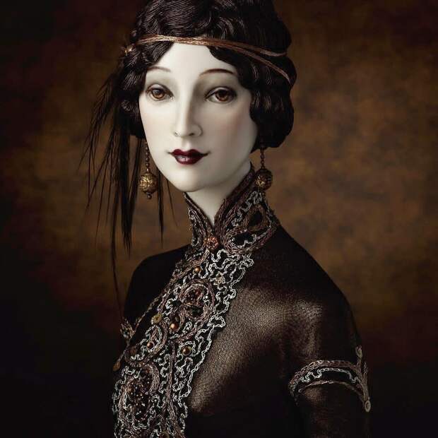 Шантье. Парча, газ, бисерные нити 4 цветов, стразы alexandrakukinova_gallery