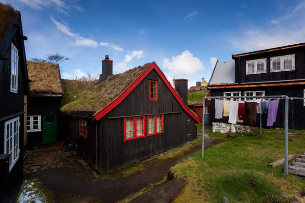 Фото достопримечательностей Стран Скандинавии: Самый интересный район столицы под названием Тинганес с историческими домиками