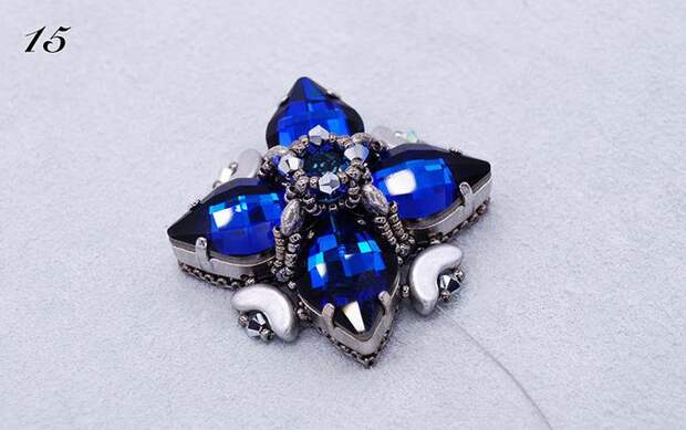 Создаем роскошное колье с кристаллами Swarovski