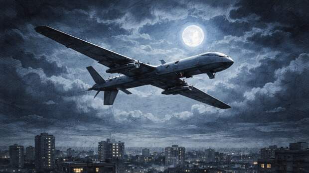 Масштабный налёт ударных БПЛА идёт на Донецк, Макеевку и Харцызск