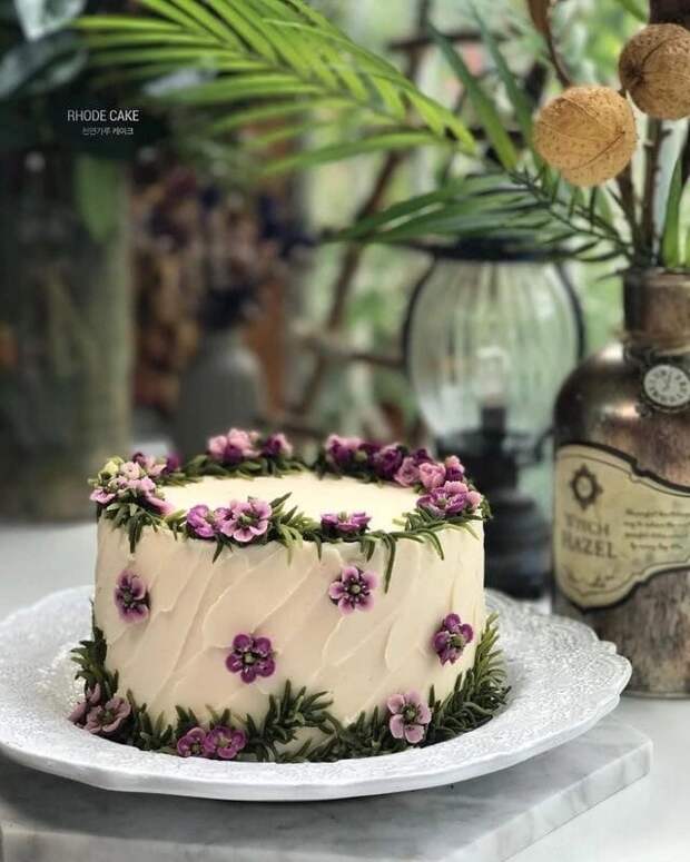 Цветущие торты от вдохновлённых природой мастеров Rhode Cake