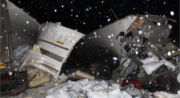 На трассе в Омской области погиб водитель фуры