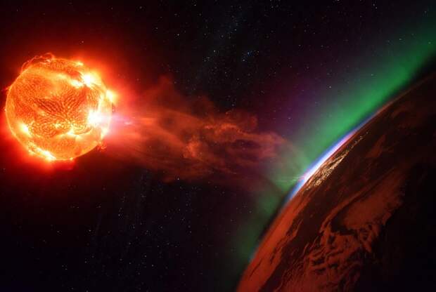 Сильная магнитная буря идет на Землю и ожидается в четверг