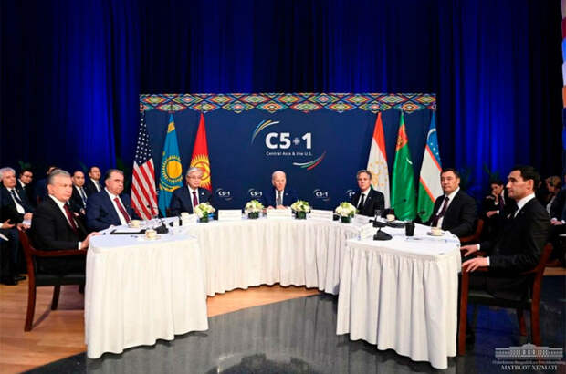 В сентябре 2023 года форум C+ прошел на уровне президентов. Раньше — только на уровне глав МИД. Фото: пресс-служба президента Узбекистана