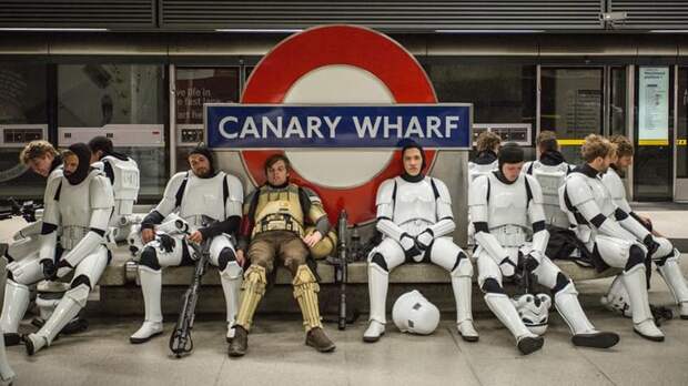 Имперские штурмовики в лондонском метро голливуд, звездные войны, история, секреты съемок, съемочная площадка
