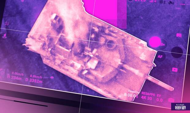 Уничтоженный танк Abrams