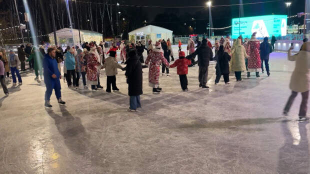 Деды Морозы на льду: парад новогодних волшебников со звездами «Елки-12» в Москве